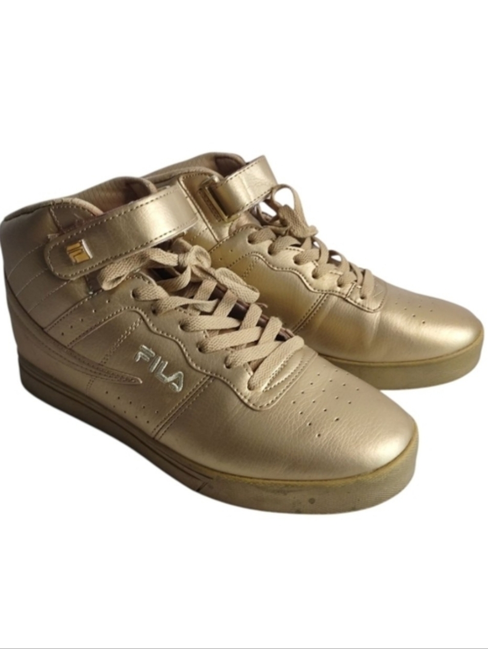 Fila Vulc 13 Tonal 1CM00624-700 Mens Gold Lifestyle Sneakers Shoes Size 9